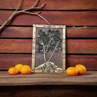 Tableau Mural Arbre d’Olivier – Artisanat Naturel & Cadre Rustique
