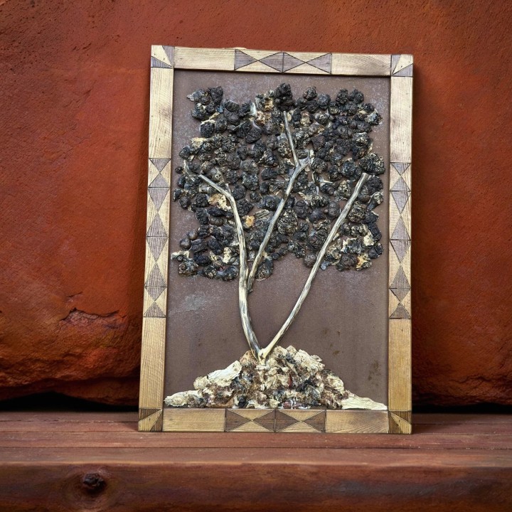 Tableau Mural Arbre d’Olivier – Artisanat Naturel & Cadre Rustique