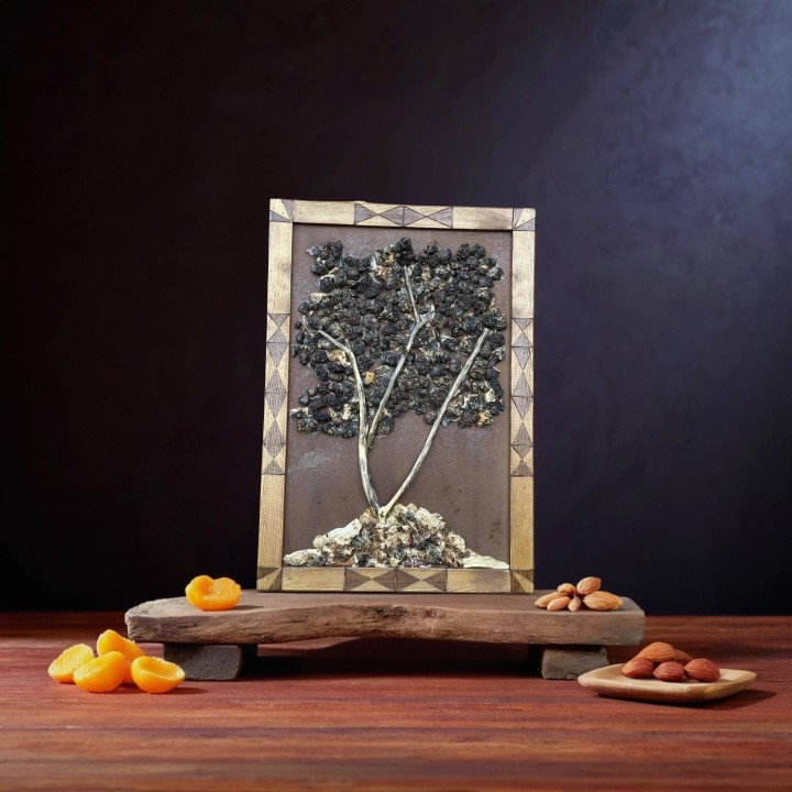 Tableau Mural Arbre d’Olivier – Artisanat Naturel & Cadre Rustique